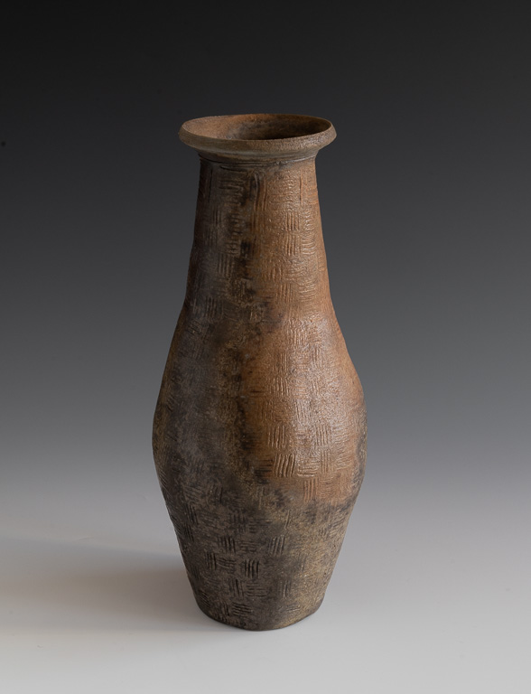 Hatched Vase (symmetrical view 1)h 10.75"  x 5"